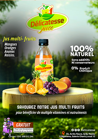 Chez Délicatesse, nous transformons les meilleurs fruits en jus savoureux et 100 % naturels. Grâce à un processus de fabrication maîtrisé, nous préservons toute la fraîcheur et les bienfaits nutritionnels des fruits pour offrir des boissons saines et rafraîchissantes.